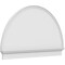 Ekena Millwork Half Round Smooth Architectural Grade PVC Combination Pediment, 60"W x 36-3/4"H x 2-3/4"P PEDPC060X370HRO00 - alternate 1